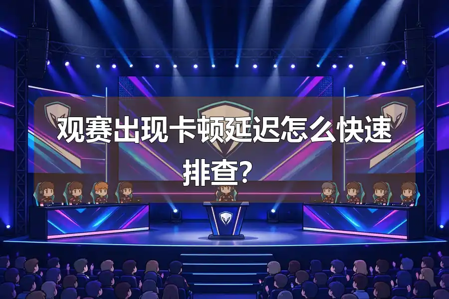 观赛出现卡顿延迟怎么快速排查?